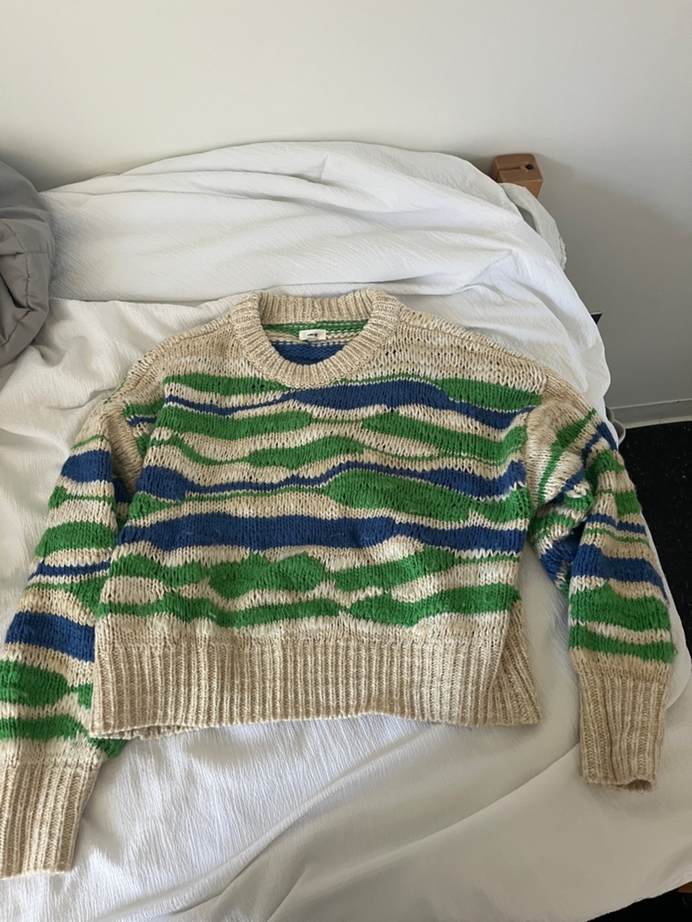 Green and Blue Aerie Sweater